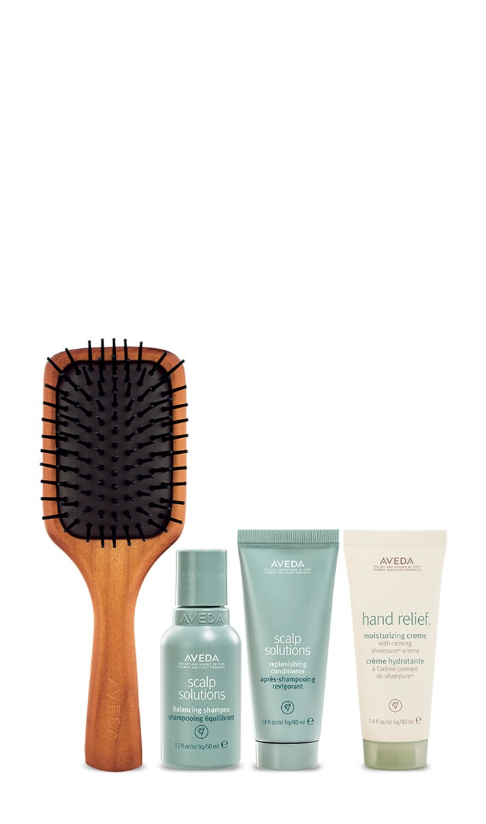 Holiday Scalp Solutions Mini Paddle Brush Set