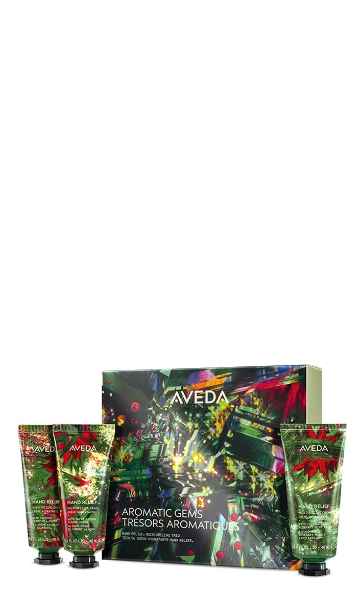 limited-edition aromatic gems hand relief™ moisturizing trio gift set