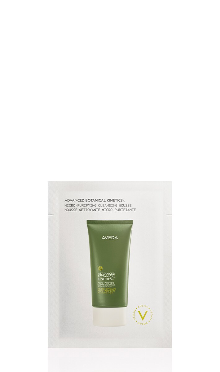 free sample of advanced botanical kinetics™ micro-purifying cleansing mousse