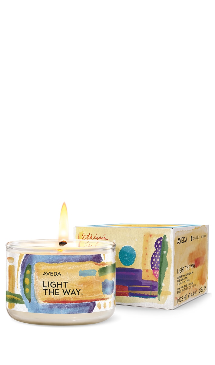 Limited-Edition Light The Way™ Vegan Soy Wax Candle with Rosemary Mint Aroma